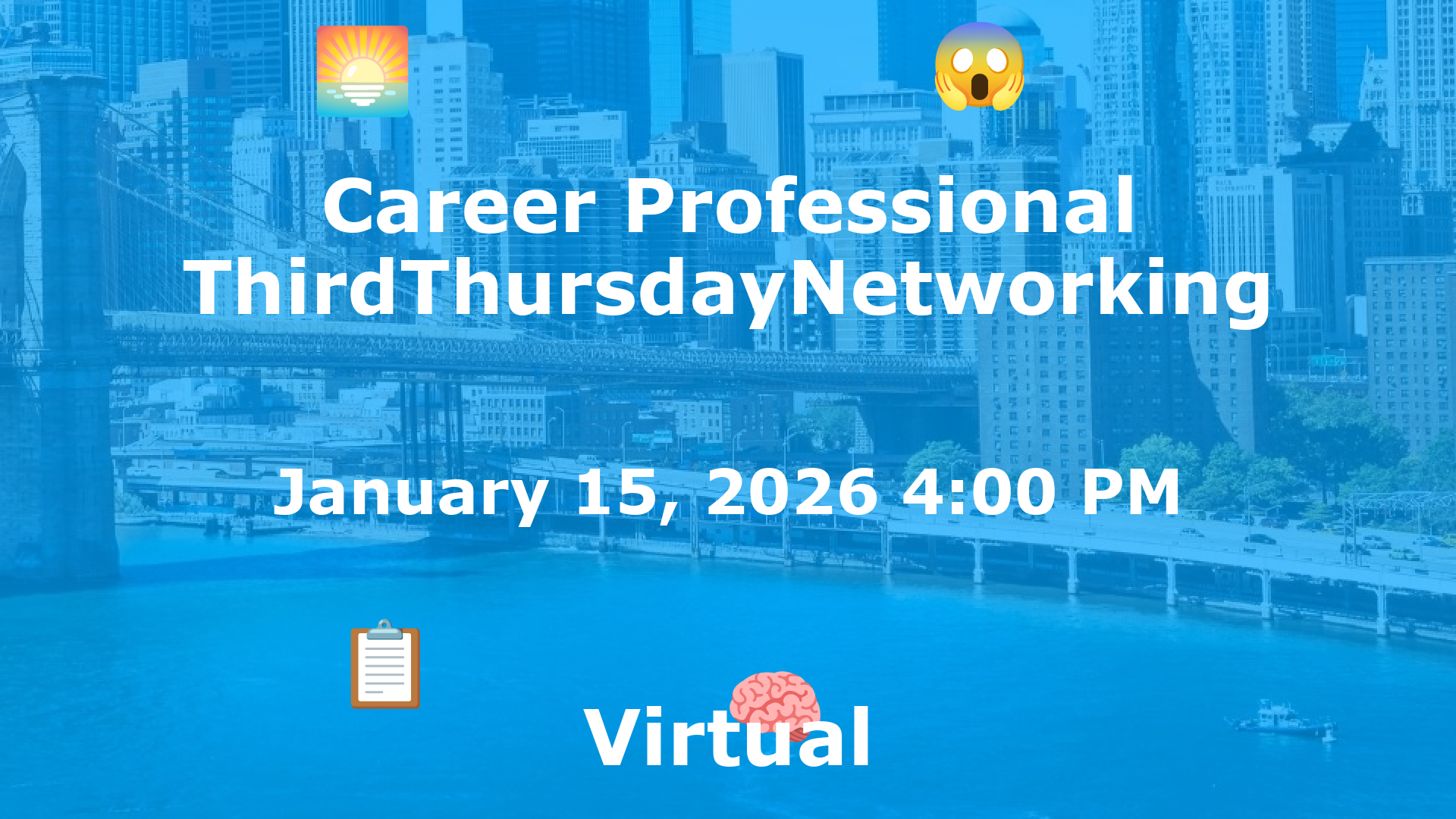 Career Professional ThirdThursdayNetworking  event image
